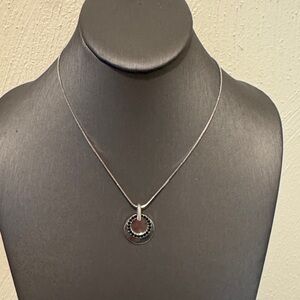 Elegant Silver Pendant Necklace
